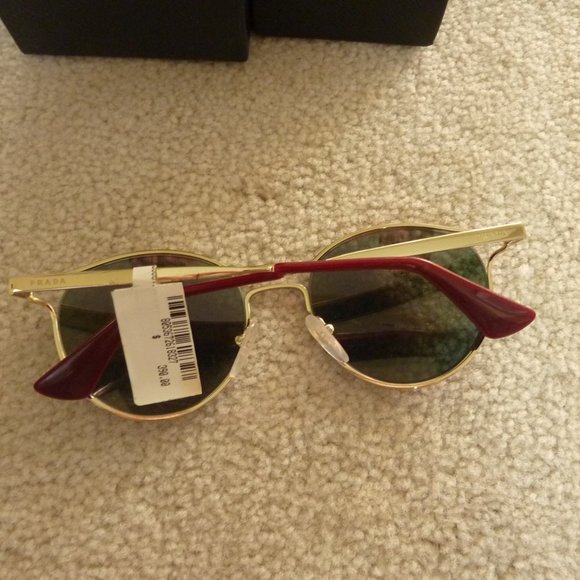 PRADA 62SS53 Cinema Sunglasses (Pink/Bordeaux)
